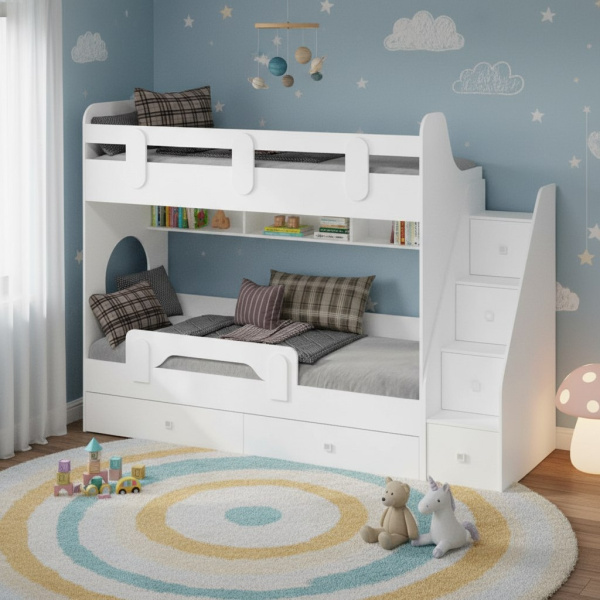 Двухъярусная кровать 180х80 Фортуна-2 