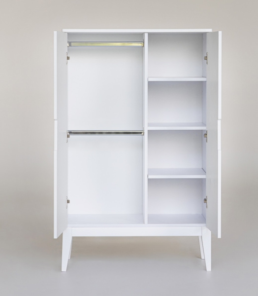 Шкаф Mиа белый от Династия Kids