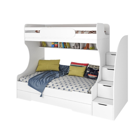 Кровать БИГ (цвет белый) 200х120 от Династия Kids