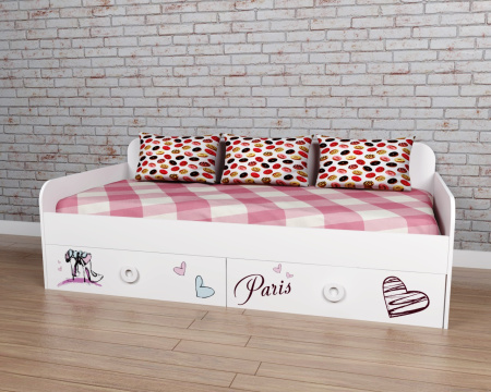 Кровать 190х90 Модница-6 New от Династия Kids