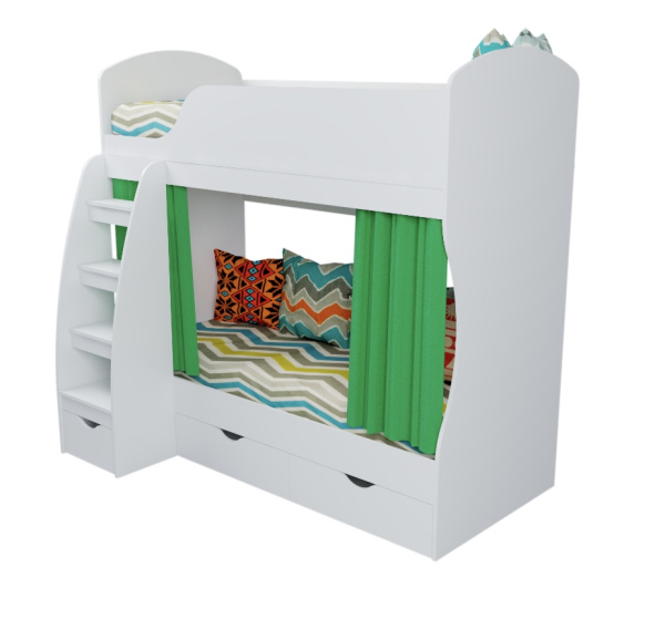 Двухъярусная кровать Умка 180*80