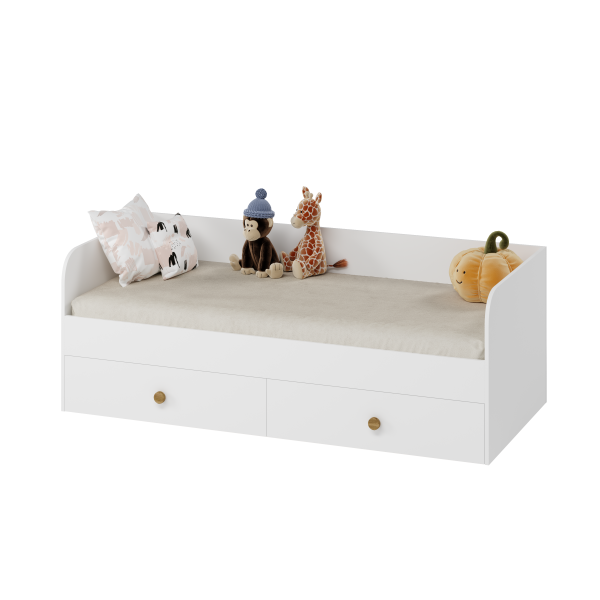 Кровать 180х80 коллекции Умка NEW (прямая спинка) от Династия Kids