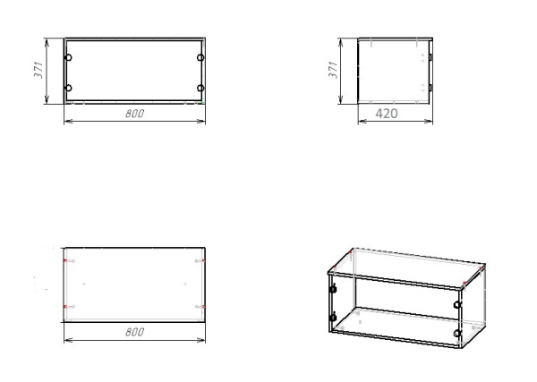 Шкаф Умка с антресолью (белый) от Династия Kids