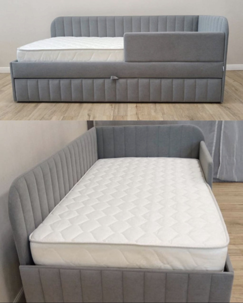 Угловая кровать 90х190 Гретта Up с подъемным механизмом