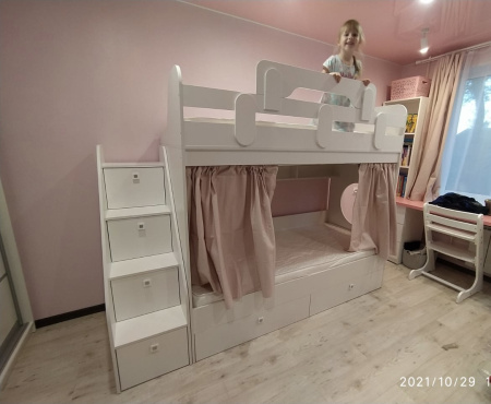 Кровать двухъярусная 180х80 Фортуна-2  от Династия Kids