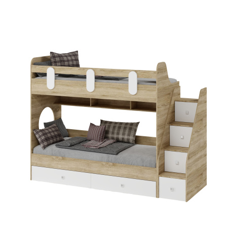 Кровать Фортуна-2 (цвета разные) 180х80 от Династия Kids