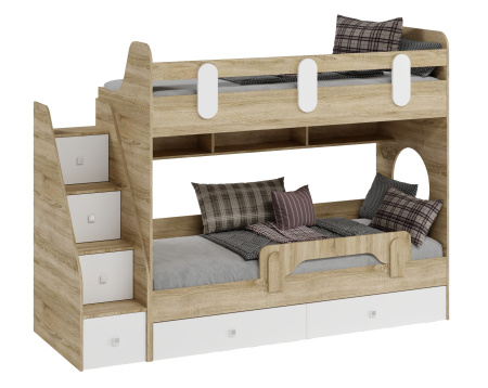 Кровать Фортуна-2 (цвета разные) 180х80 от Династия Kids