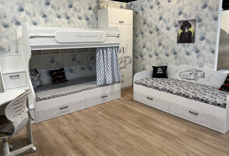 Двухъярусная кровать коллекции Престиж 190х90 от Династия Kids