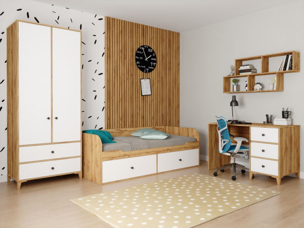 Шкаф гардеробный коллекции Альви от Династия Kids