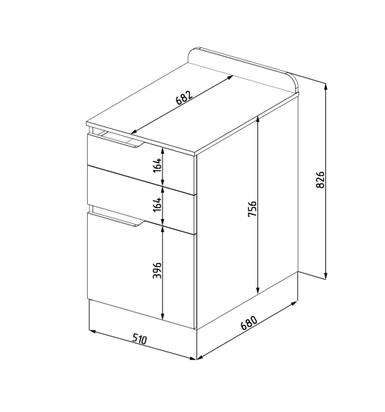 Тумба-комод Мозаика (распродажа)