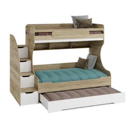 Кровать БИГ (цвет белый) 200х120 от Династия Kids