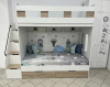 Двухъярусная кровать Твинс 190х90 (дуб сонома + белый) от Династия Kids