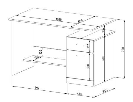Стол коллекции Лайт New от Династия Kids