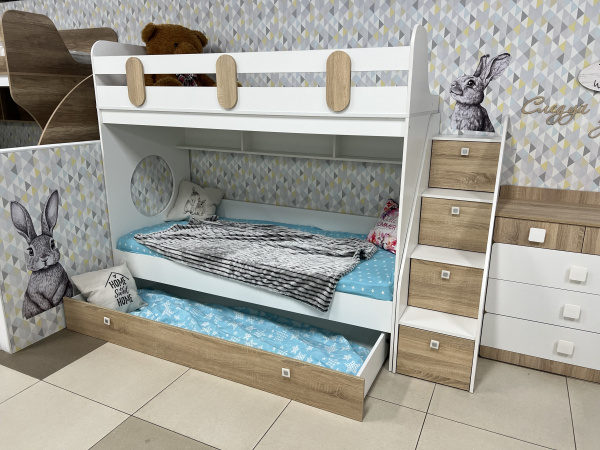 Кровать трехъярусная Фортуна-3 