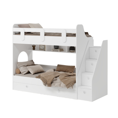 Кровать Фортуна-3 190х80 (цвет белый)