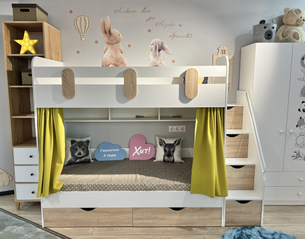 Двухъярусная кровать Фортуна  от Династия Kids