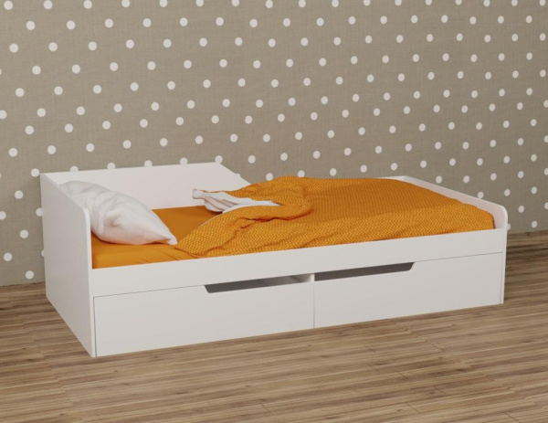 Кровать коллекции Мозаика-2 левая 190х90 (распродажа)