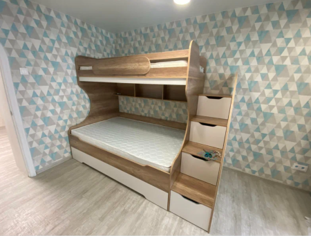 Кровать БИГ (цвет белый) 200х120 от Династия Kids